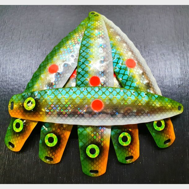 Hybrid Lille Nr. 50 Green-Yellow-Silver_wight Red Dot