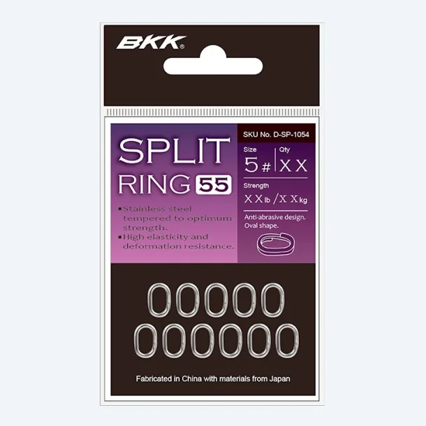 BKK splitring -55 (Oval)