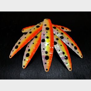 Hybrid Stor Nr. 26. Glow Fluo Orange - Yellow - Silver