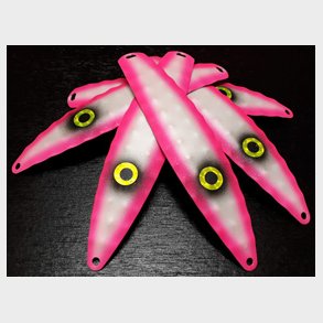 Hybrid Stor Nr 1000. Lyserod Perlemor med sort prik