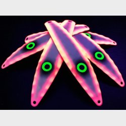 Hybrid Stor Nr 1000. Lyserod Perlemor med sort prik