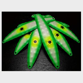 Hybrid Stor Nr 24. Grn Perlemor UV med gul prik