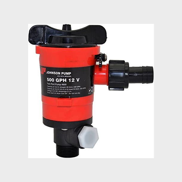 Johnson livewell Aerator 500 ghp 12 v