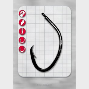 Gamakatsu Cirkelkrog mod. LS4557T Size 10/0