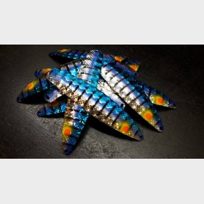 Hybrid Stor Nr. 928 Blue - Silver Stripe