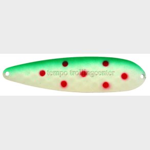 Pirat Nr 602 Grn/Hvid Rde Prikker Glow